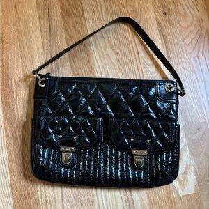 Coach Black Quilted Leather Shoulder Bag